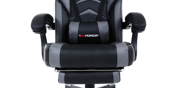 GTForce Turbo Gaming Chair with Recline and Footrest