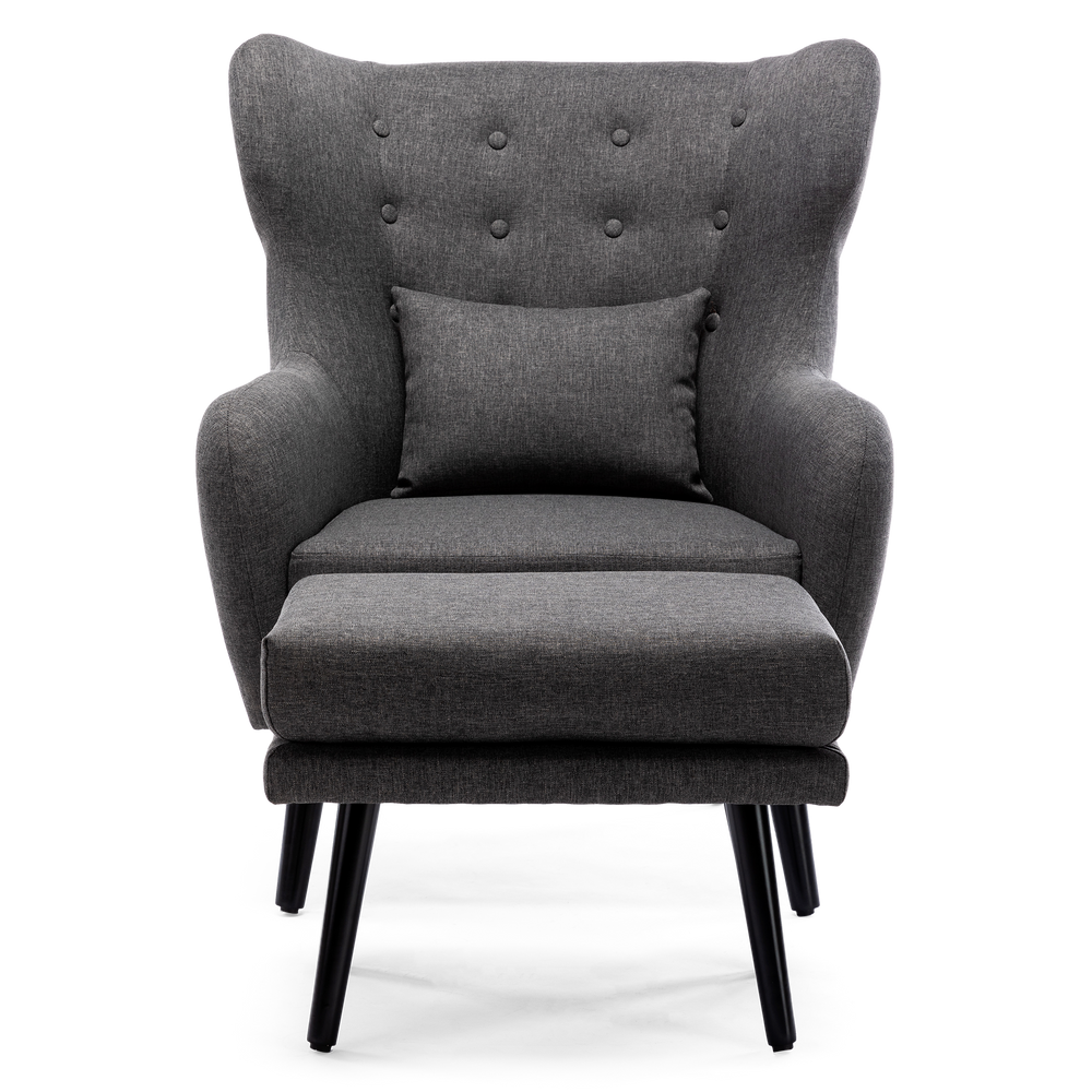 Winslow Accent Chair with Stool