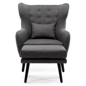Winslow Accent Chair with Stool