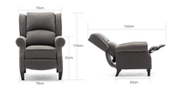 Charlotte Push Back Recliner Chair