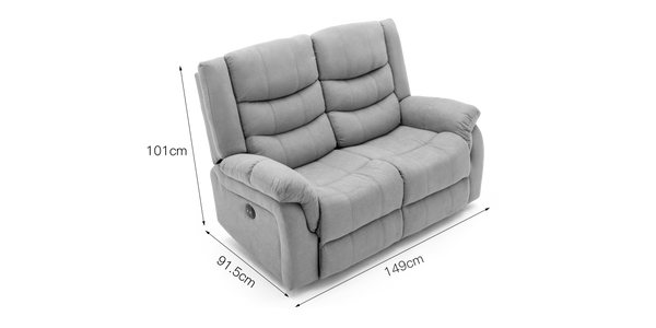 Seattle 2 Seater Recliner Sofa