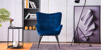 Vera Accent Chair with Footstool