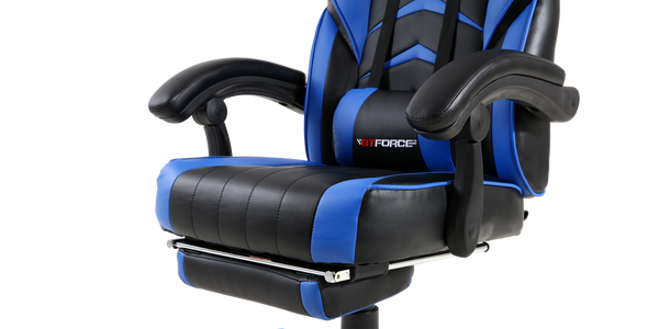 GTForce Turbo Gaming Chair with Recline and Footrest