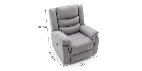 Seattle 1-Seater Fabric Recliner Chair