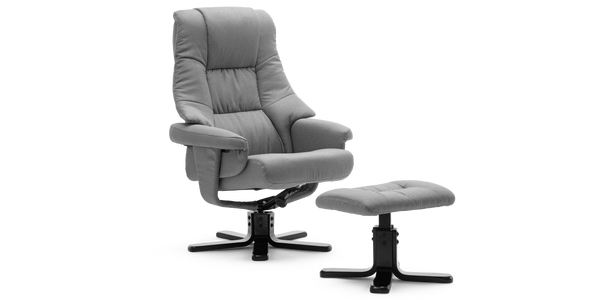 Sorento Swivel Recliner Chair with Foot Stool