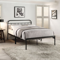 Aldbury Modern Traditional Black Metal Bed Frame