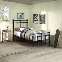 Bayford Traditional Black Metal Bed Frame