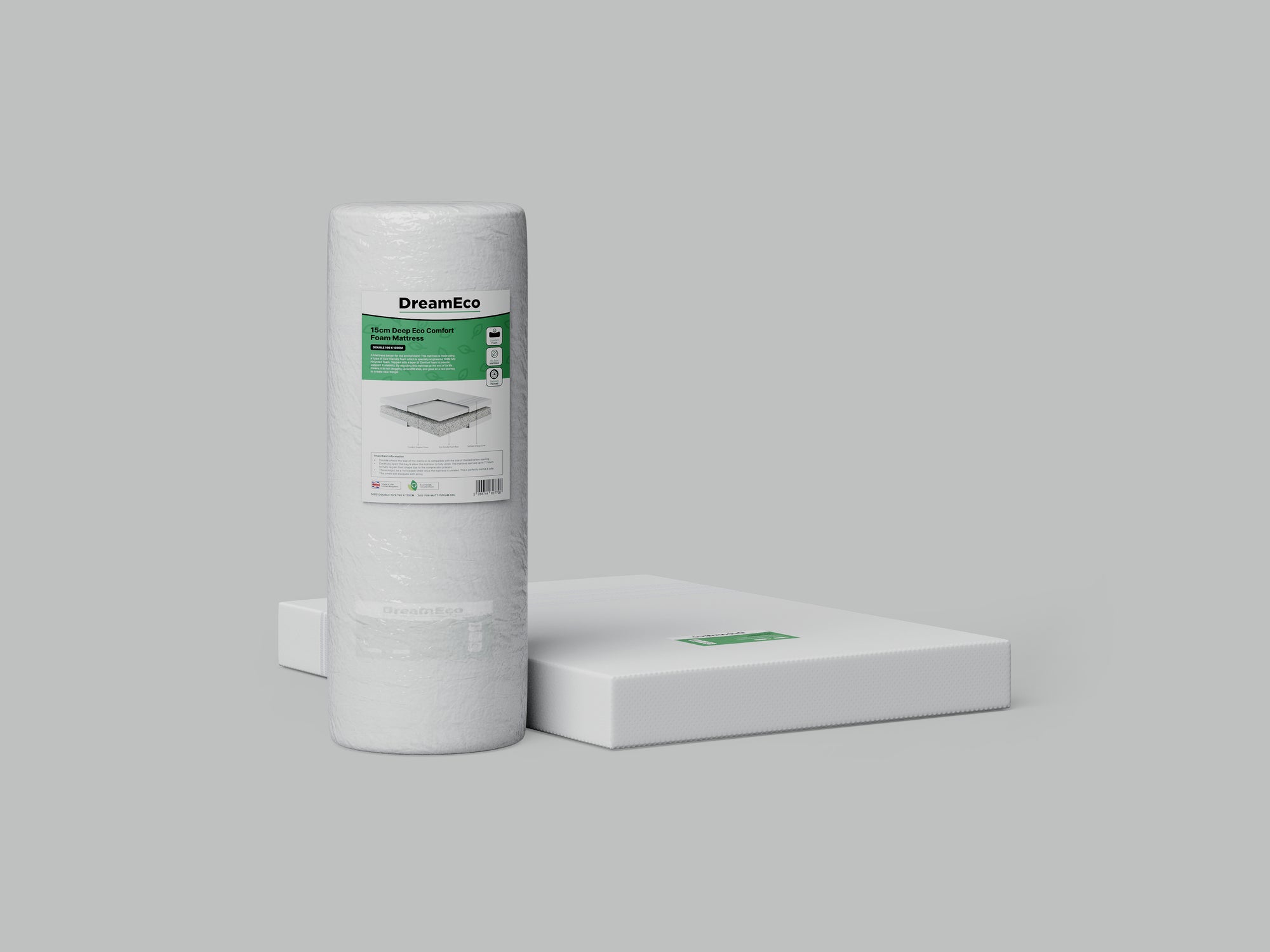 20cm Depth Eco-Friendly Pocket Spring Comfort Foam Mattress