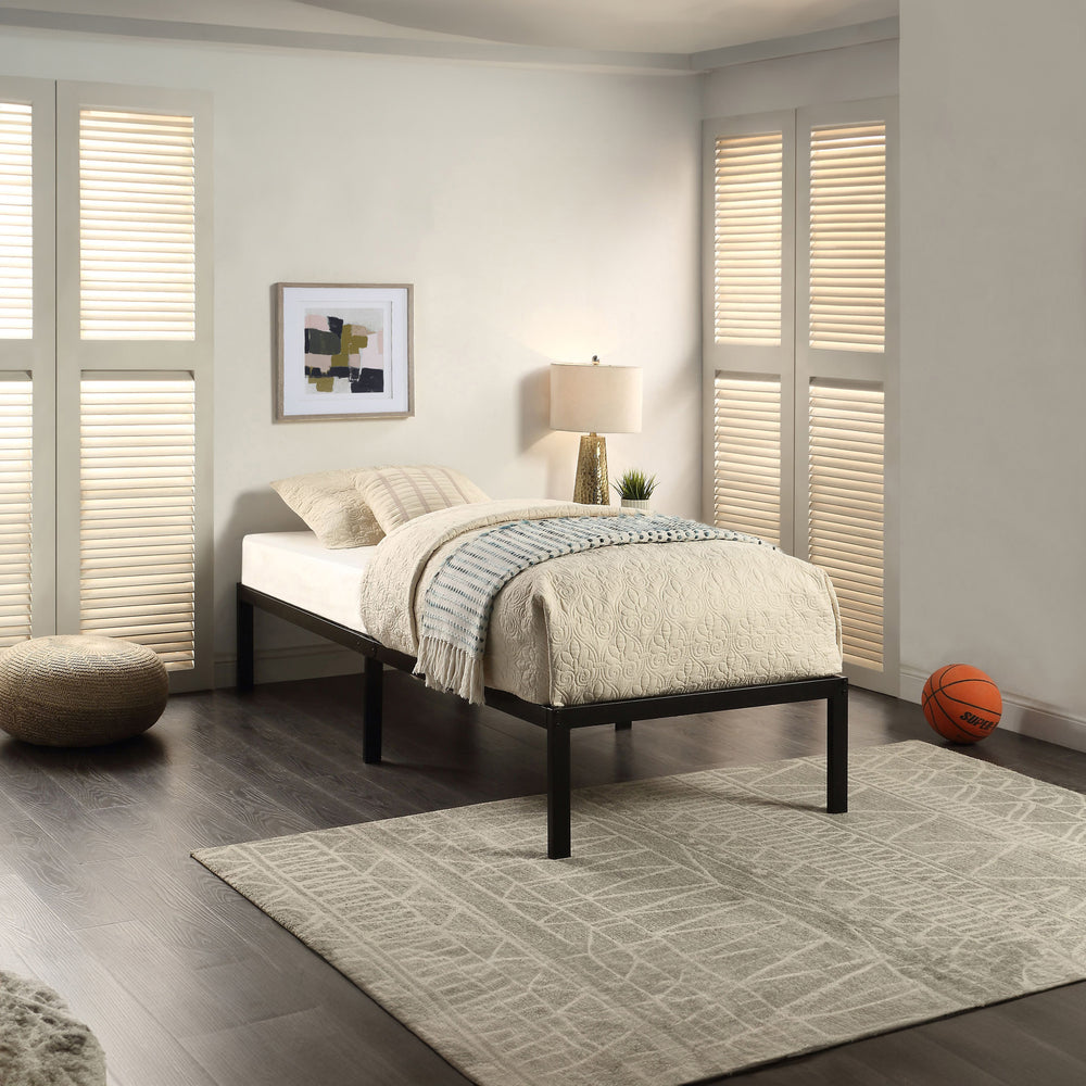 Hertford Low Platform Black Metal Bed Frame