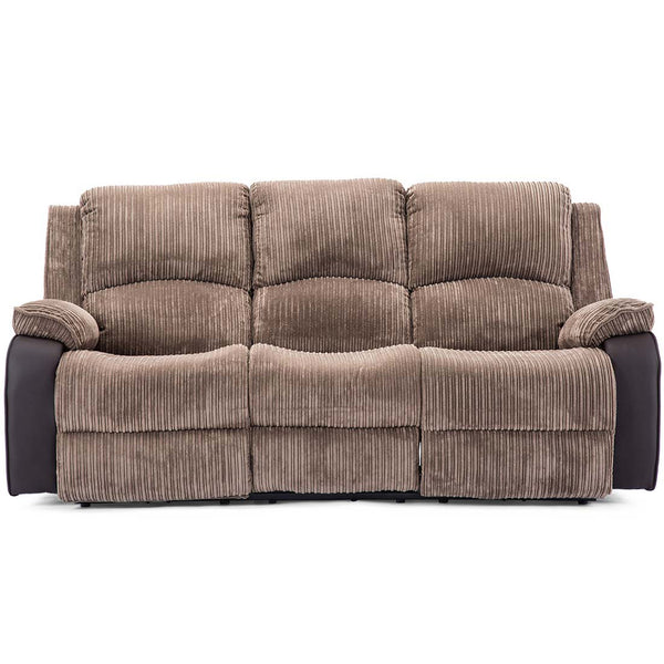 Postana 3 Seater Jumbo Cord Recliner Sofa