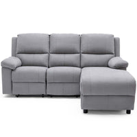 Valencia Chaise Recliner Left Corner Sofa 3 Seater