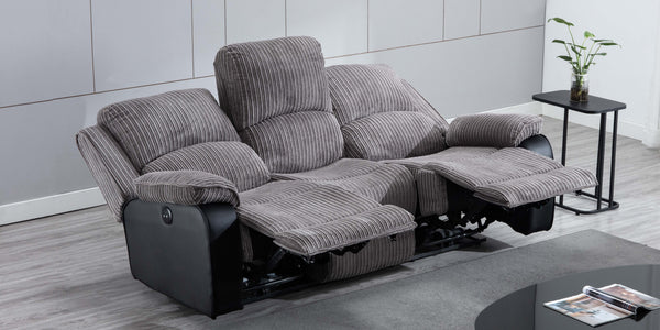 Postana 3 Seater Jumbo Cord Recliner Sofa