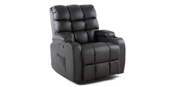 Regal Swivel Recliner Chair with Massage and Heat