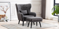 Winslow Accent Chair with Stool