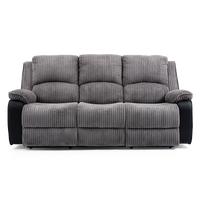 Postana 3 Seater Jumbo Cord Recliner Sofa