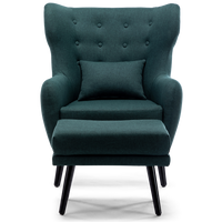 Winslow Accent Chair with Stool