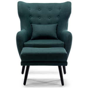 Winslow Accent Chair with Stool