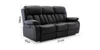 Chester Recliner 3 Seater Recliner Sofa