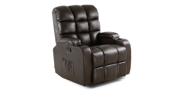 Regal Swivel Recliner Chair with Massage and Heat