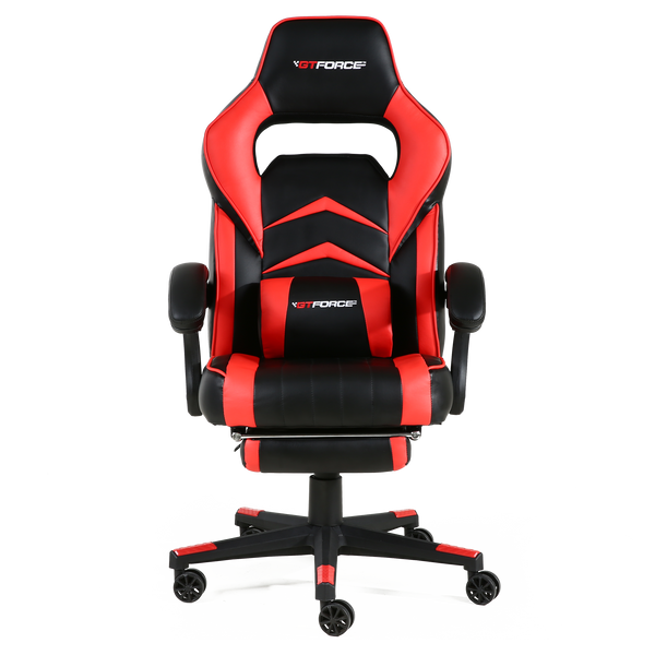 GTForce Turbo Gaming Chair with Recline and Footrest