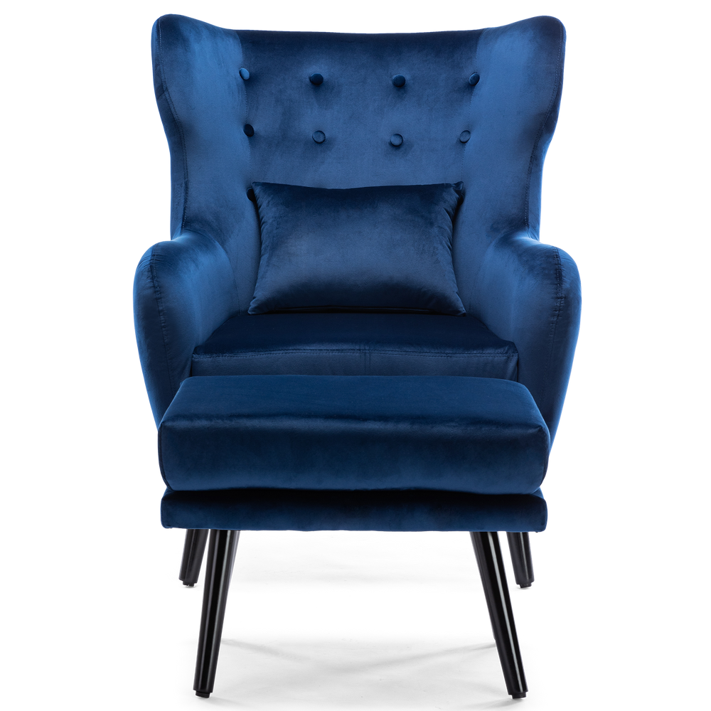 Winslow Accent Chair with Stool