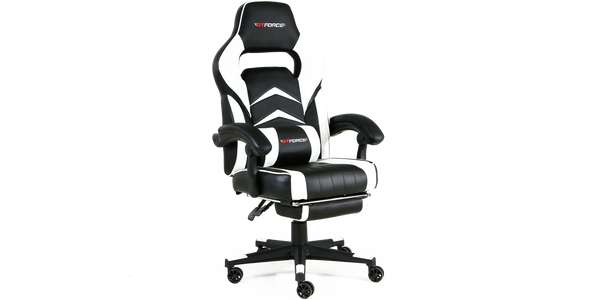 GTForce Turbo Gaming Chair with Recline and Footrest