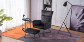 Ingrid Accent Chair With Footstool