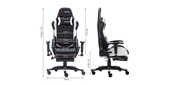 GTForce Pro GT Gaming Chair with Footstool