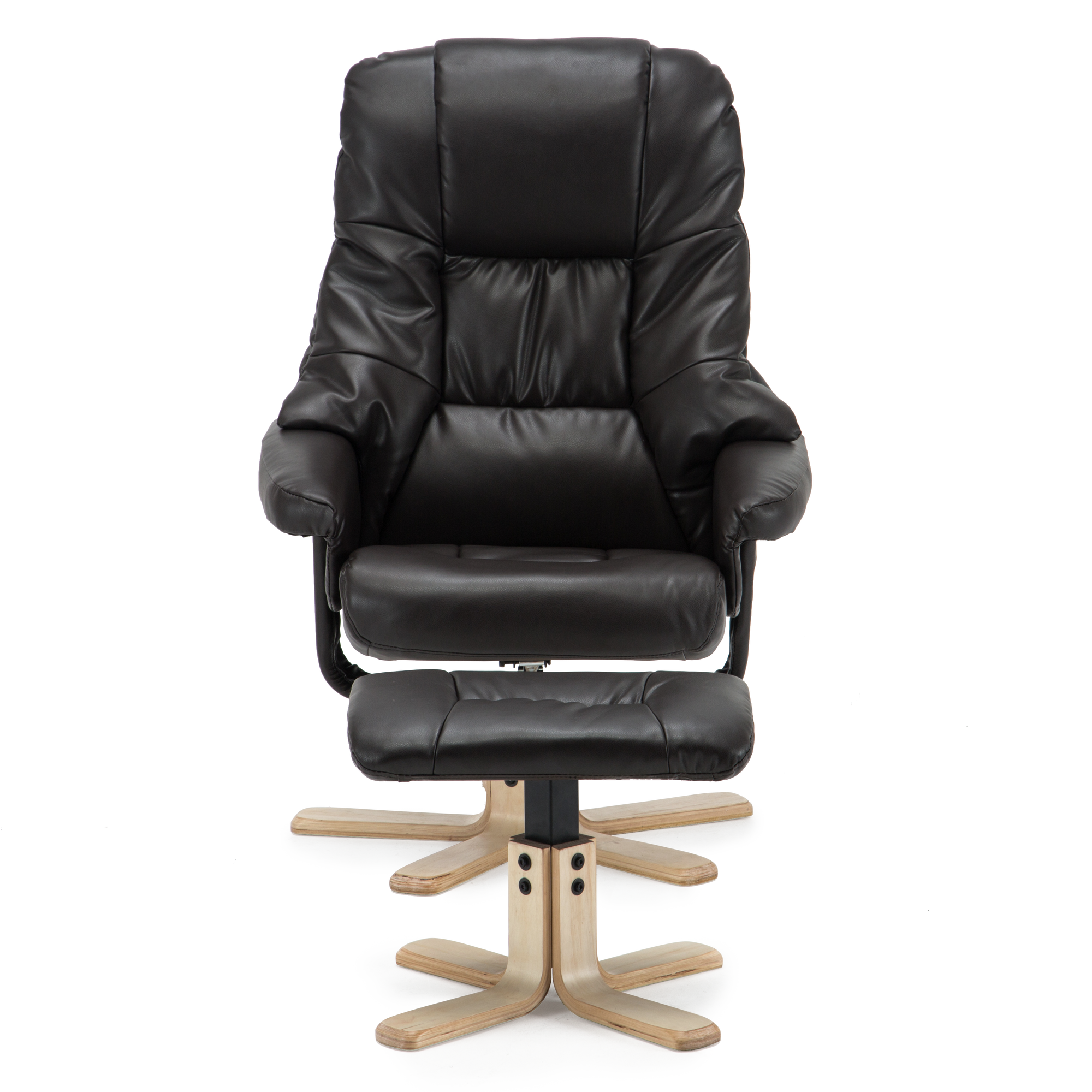 Sorento Swivel Recliner Chair with Foot Stool