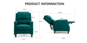 Burleigh Pushback Recliner Armchair