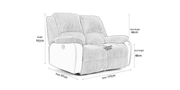 Postana 2 Seater Recliner Sofa