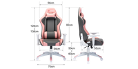 GTForce Pro RS Gaming Chair with Recline in Pink