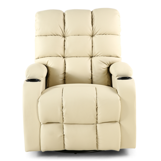 Roxby Swivel Recliner Chair with Massage and Heat