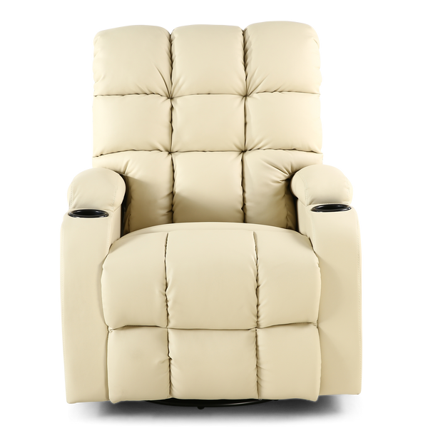 Regal Swivel Recliner Chair with Massage and Heat