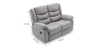 Seattle 2 Seater Recliner Sofa