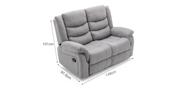 Seattle 2 Seater Recliner Sofa