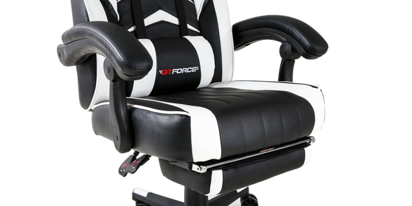 GTForce Turbo Gaming Chair with Recline and Footrest