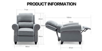 Duxford Pushback Recliner Armchair