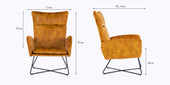 Ingrid Accent Chair With Footstool