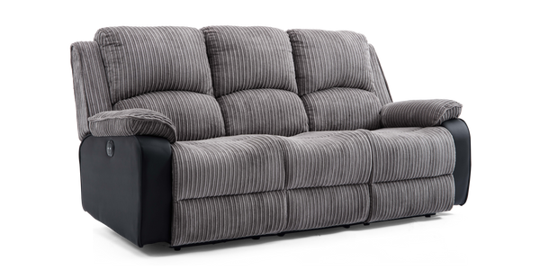 Postana 3 Seater Jumbo Cord Recliner Sofa