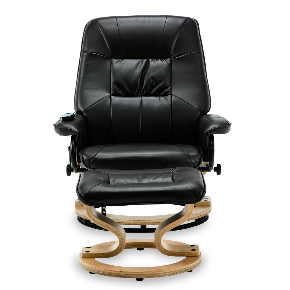 Tuscany Swivel Recliner Chair with Foot Stool