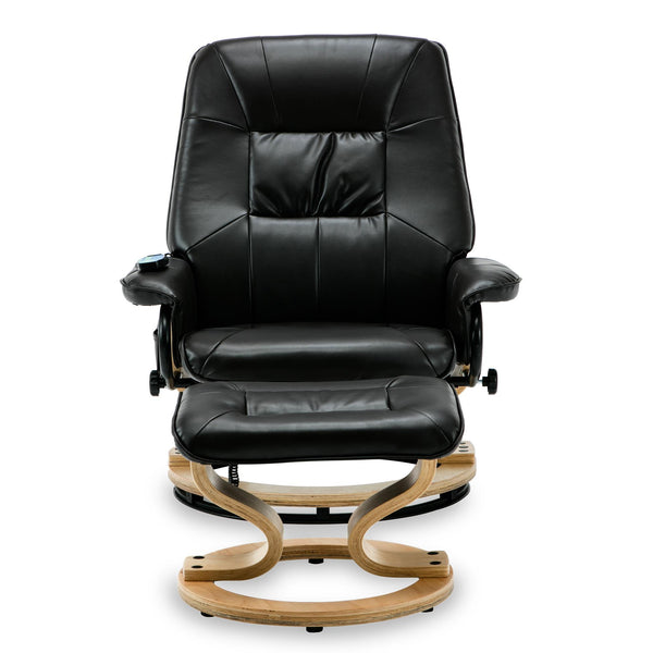 Tuscany Swivel Recliner Chair with Foot Stool