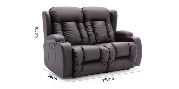 Caesar 2 Seater Recliner Sofa