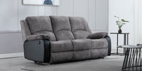 Postana 3 Seater Jumbo Cord Recliner Sofa