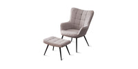 Vera Accent Chair with Footstool